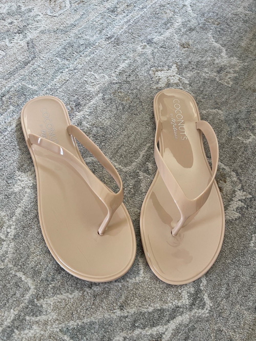 Coconuts by Matisse Nude Jelly Flip-Flop Sandals